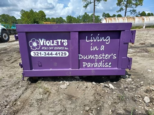 Violet's Roll-Off Service dumpster rental